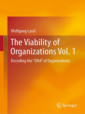 cover image of The Viability of Organizations Volume 1